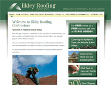Tablet Screenshot of ilkleyroofingcontractors.co.uk
